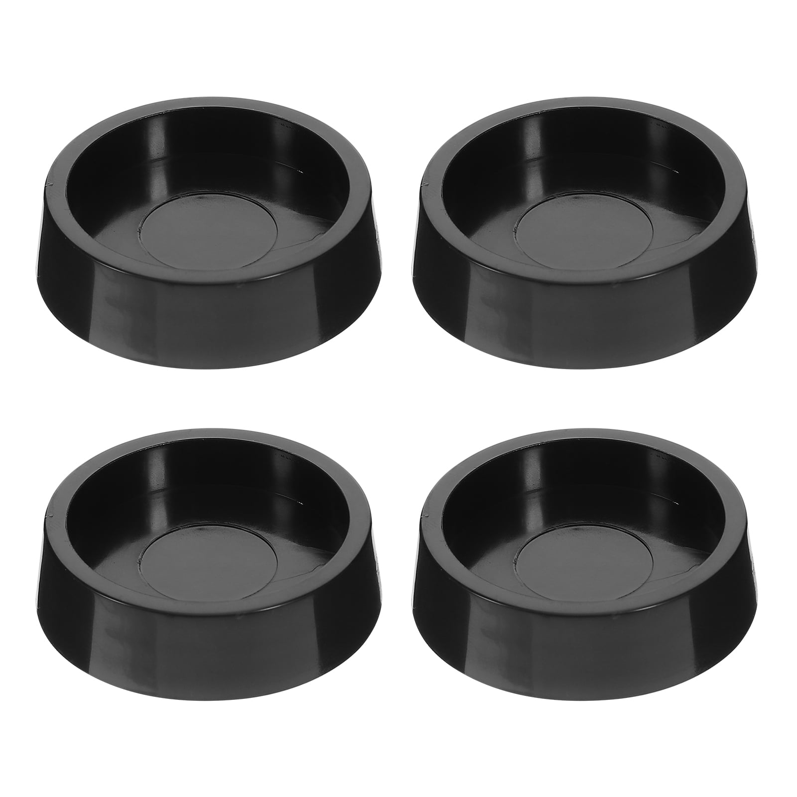Qumonin 4pcs Round Furniture Caster Cups for Hardwood Floors