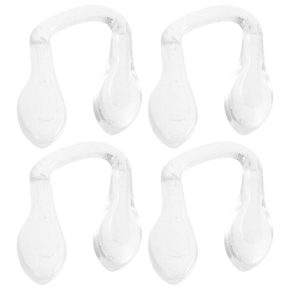Qumonin 4pcs Silicone U Shaped Eyeglasses Nose Pads for Glasses