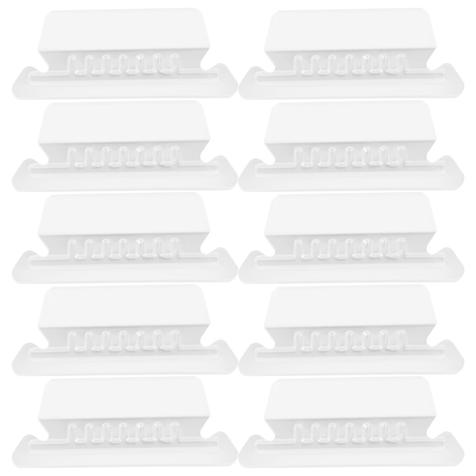 Qumonin 50 Clear Hanging File Folder Labels & Tabs for Quick Home/Office Filing