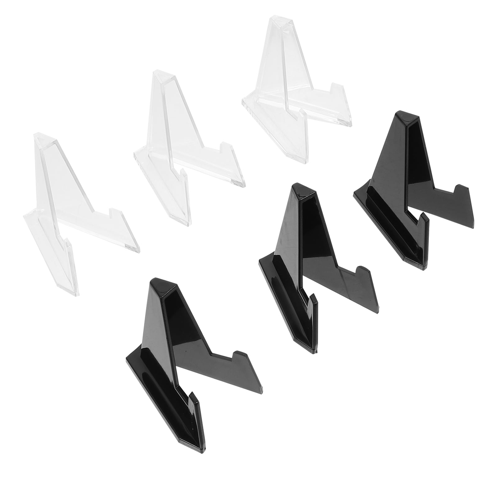 Qumonin 6Pcs Coin Display Easel Stands for Coins, Medals, and Chips