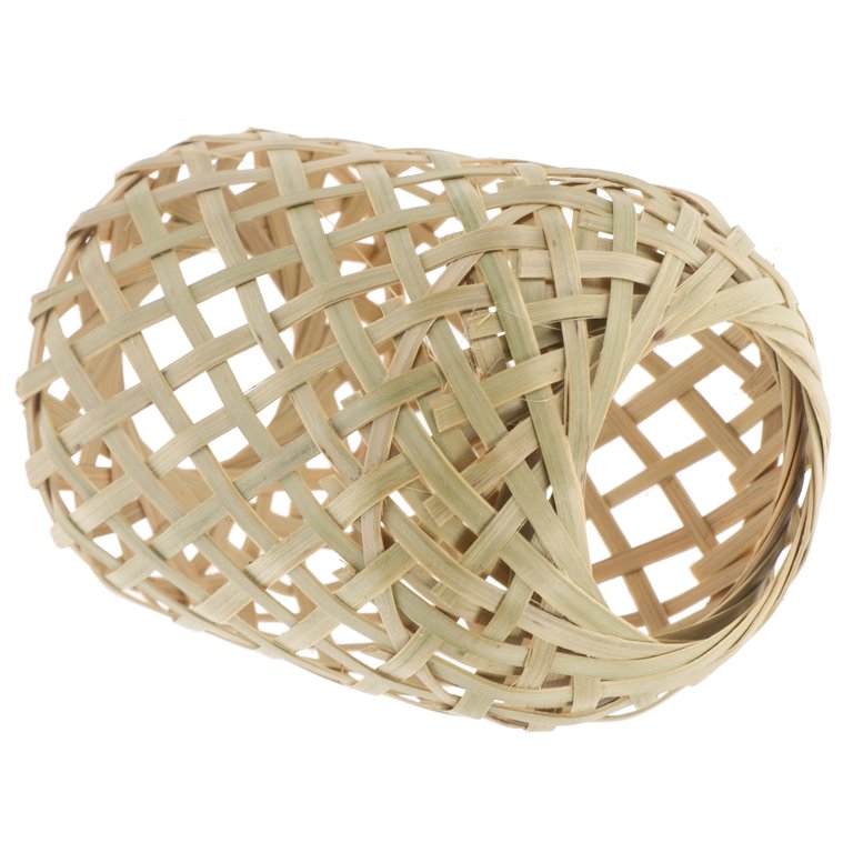 Qumonin Bamboo Woven Pendant Lamp Shade for Home Decor and Vintage