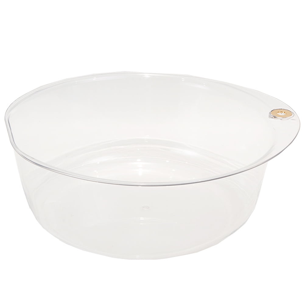 Transparent Color Basin Qumonin Clear Transparent Wash Basin for Hand and Foot Washing ...