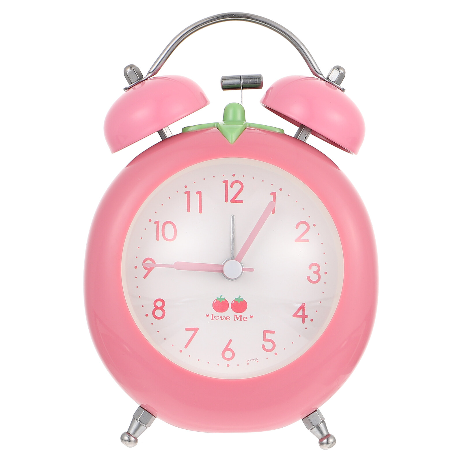 Qumonin Cute Kids Digital Alarm Clock Silent Table for Bedrooms