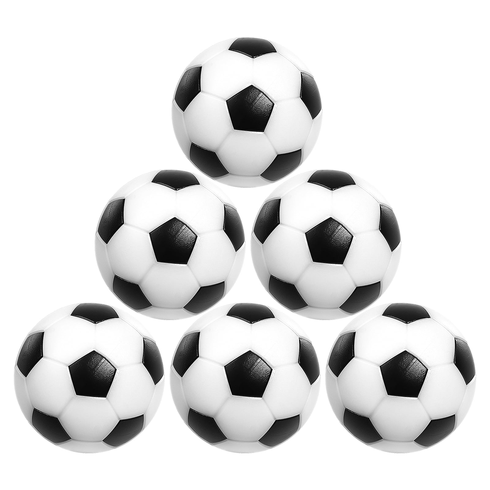 Qumonin DECHOUS Cake Decorations Soccer Gifts 6pcs 32mm Table Football