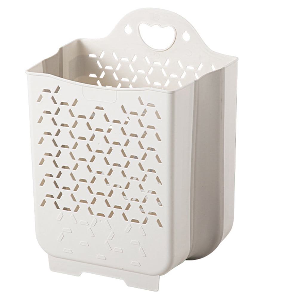 Qumonin Foldable Wall Mounted Laundry Hamper for Bedroom/Bathroom