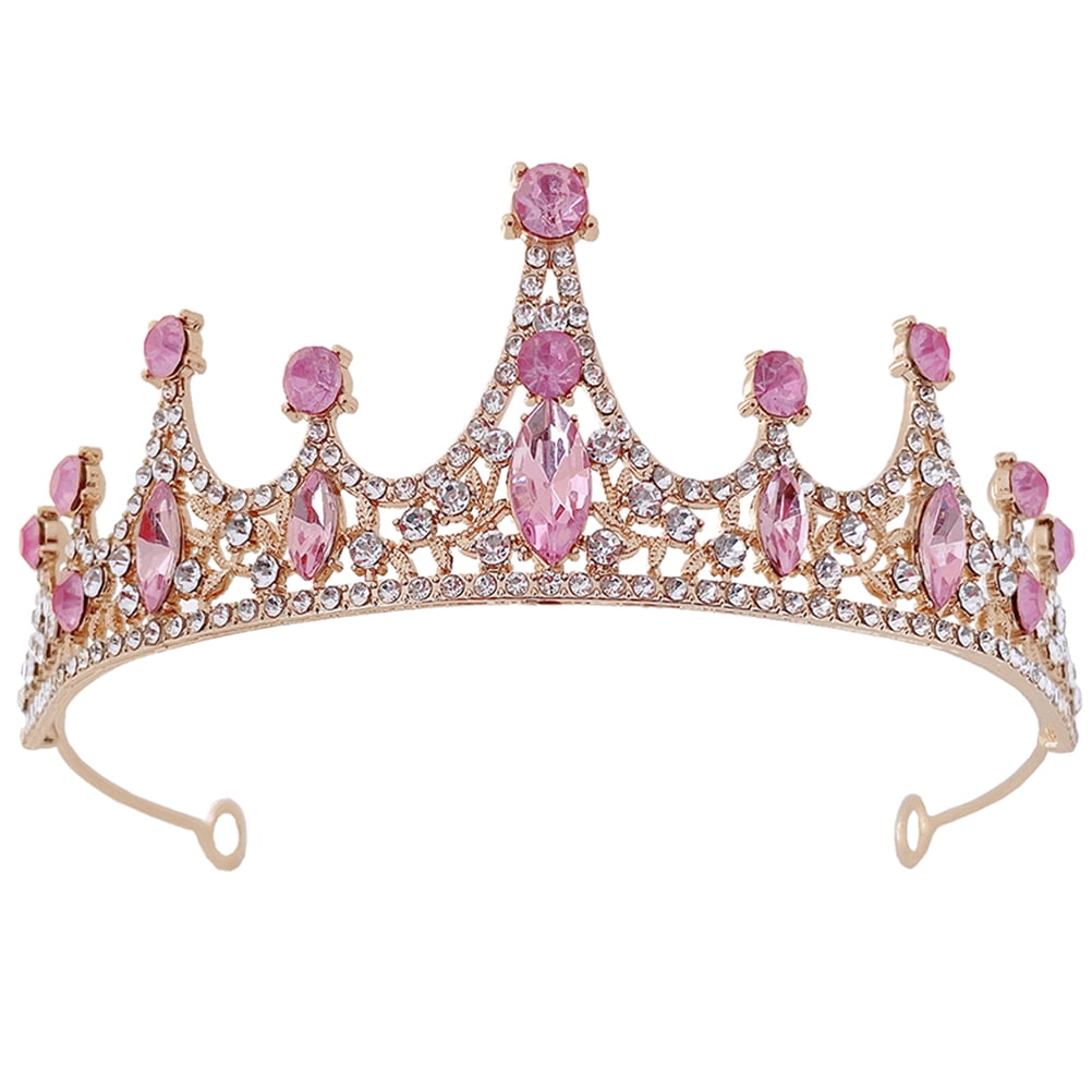Qumonin Gold King & Queen Wedding Tiaras, Prom & Bridal Party Gifts