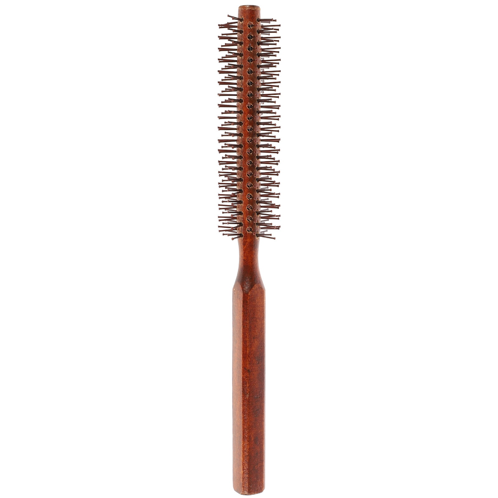 Qumonin Healeved Mini Round Hair Brush Wood Hair Roller Comb Quiff ...