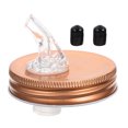 Qumonin Mason Jar Pour Spouts for Regular Mouth 70mm - Rose Gold ...