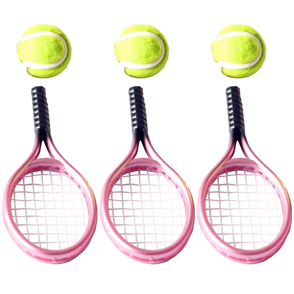 Mini Tennis Racket Set Kids Plastic Assorted Color