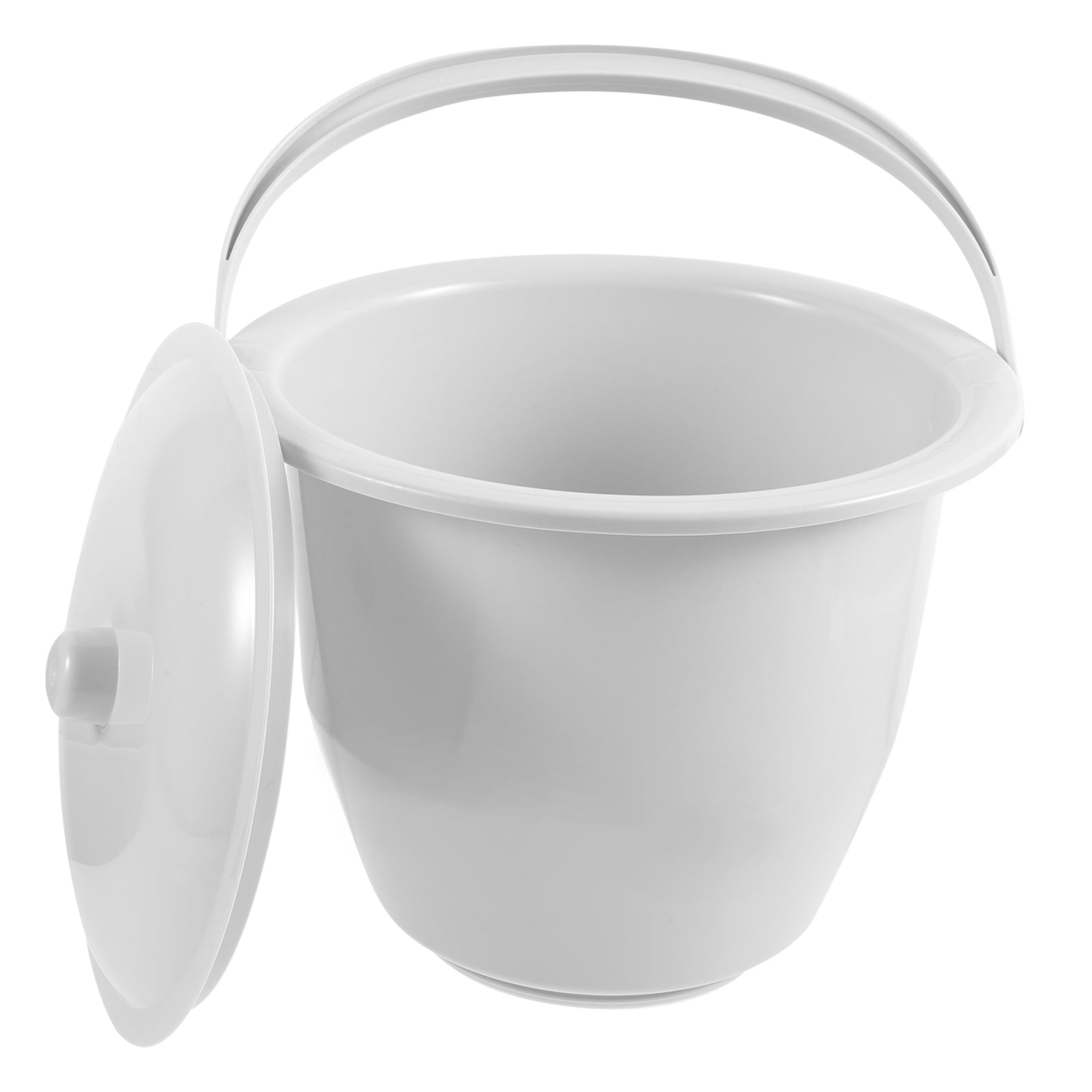 Qumonin Portable Bedside Urinal with Lid Chamber Pot Pee Bucket