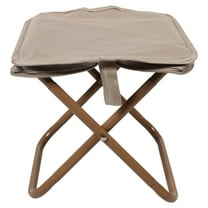 Qumonin Portable Folding Stool, Folding Samll Chair Portable Camp Stool for Camping Fishing Hiking Gardening and Beach Picnics BBQ Khaki