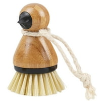 Qumonin Portable Kitchen Vegetable Scrub Brush - Plastic Fruit Cleaning Scrubber