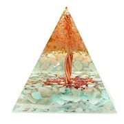 Qumonin Positive Orgone Pyramid for Home Decor & Meditation