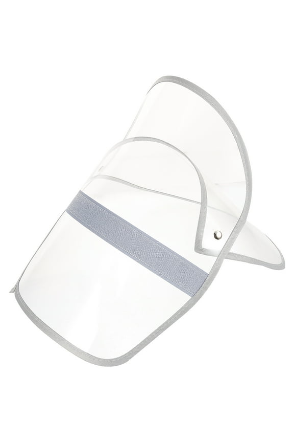 Rain Bonnet Hat Face Cover Shield Visor Detachable Poncho Cap Protector