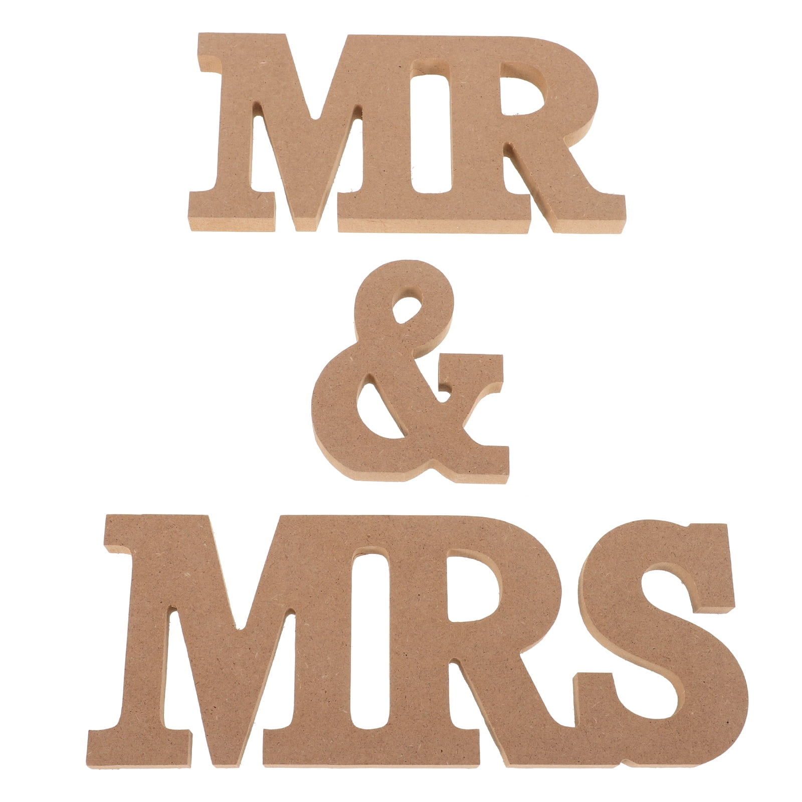 Qumonin Rustic Mr and Mrs Wooden Sign -Vintage Wedding Freestanding ...
