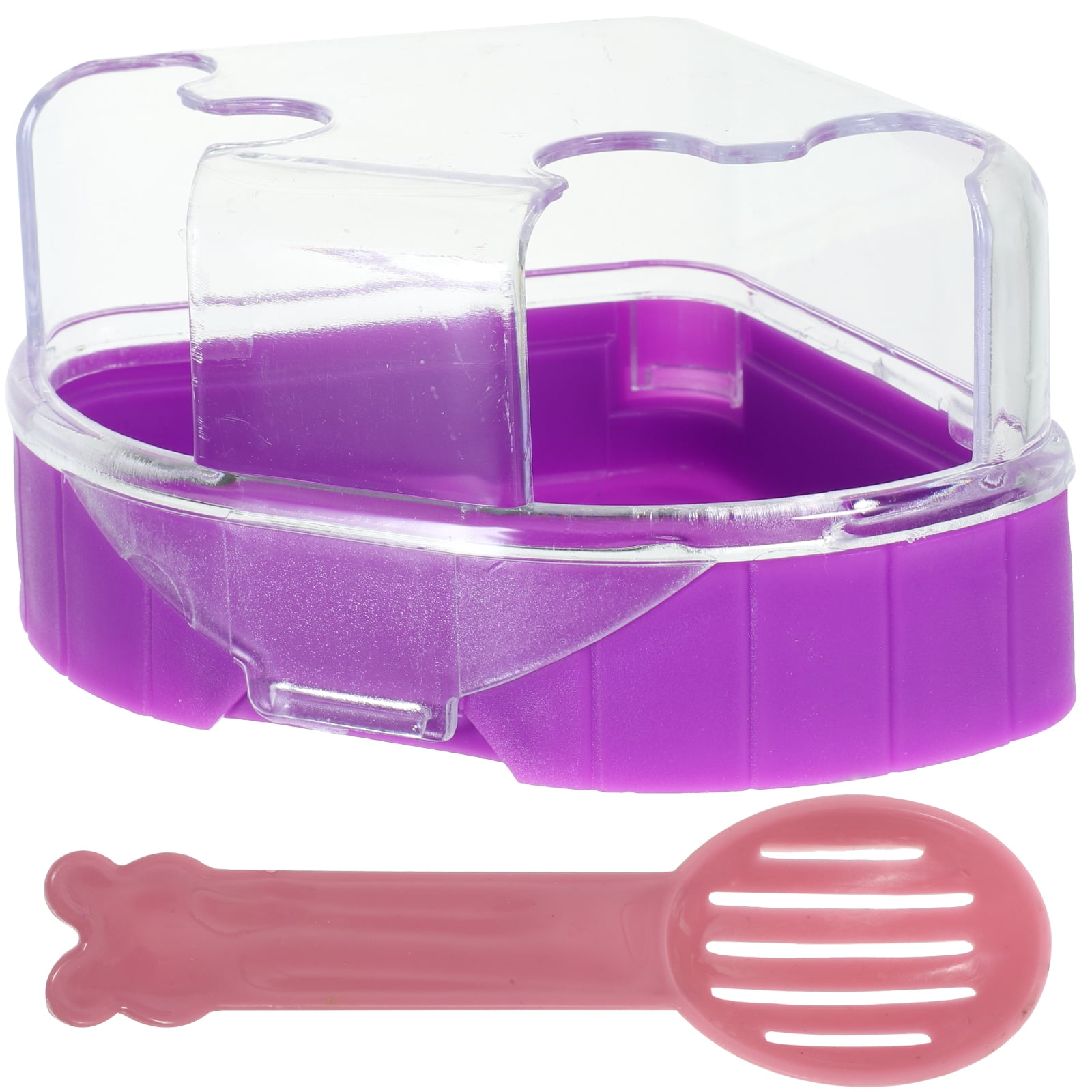 Qumonin Small Animal Litter Box with Scoop for Hamster Gerbil Rat Mice