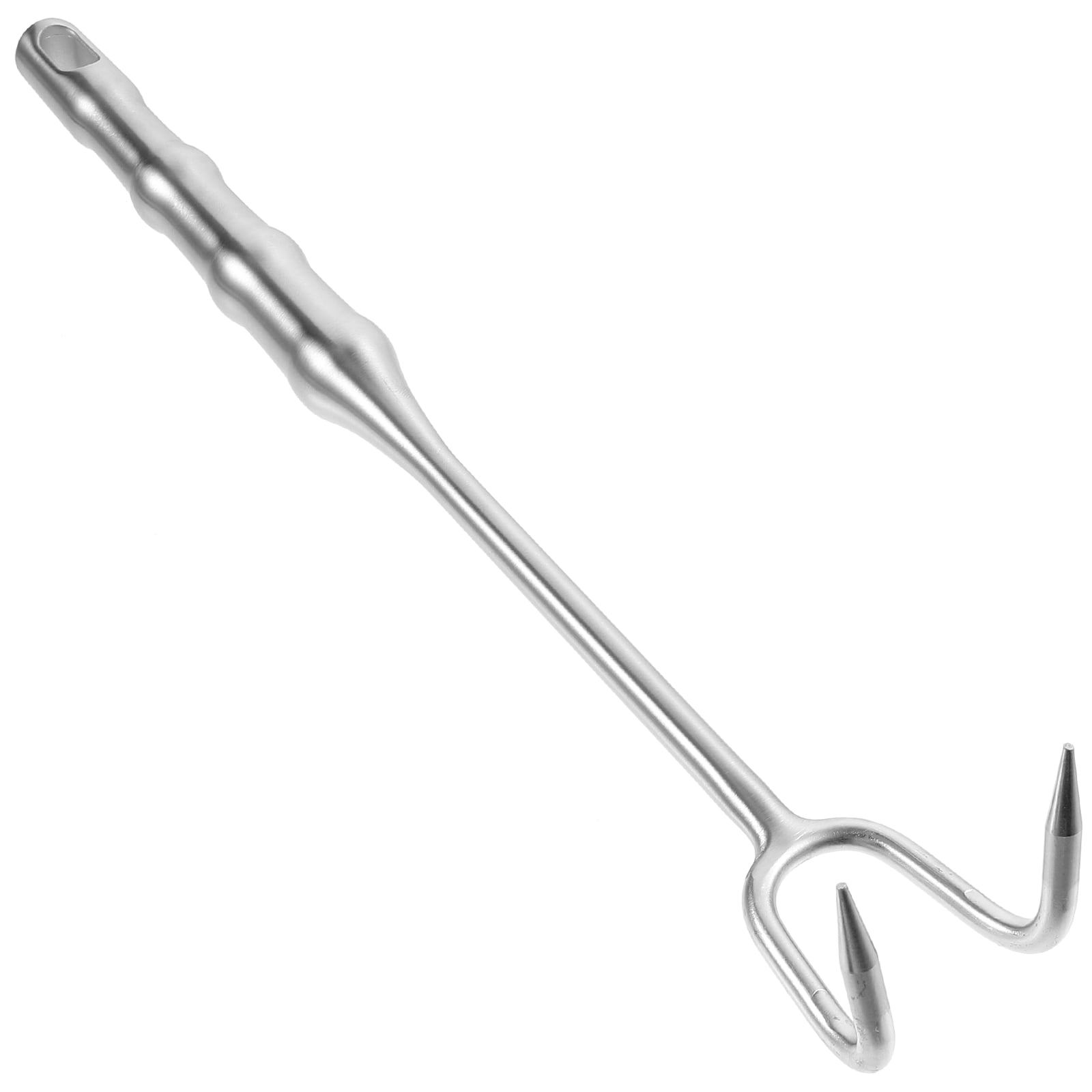 Qumonin Stainless Steel Pigtail Meat Hook for Grilling and Cooking