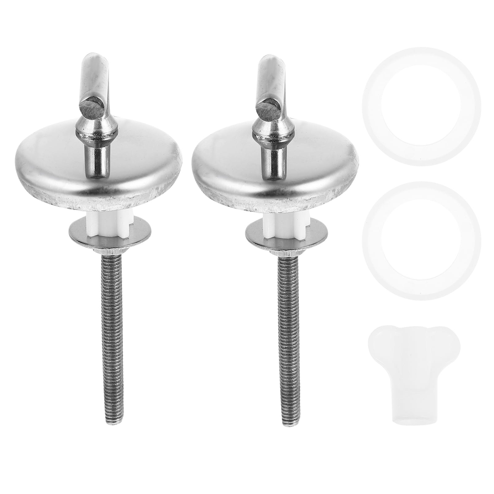 Qumonin Stainless Steel Toilet Tank Bolts with Nuts and Washers (2 Pack