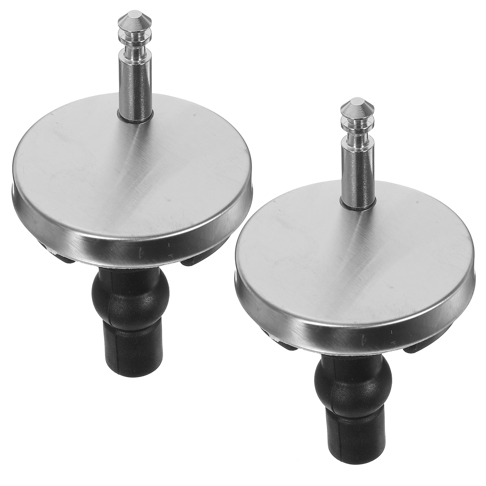 2-Pack Universal Toilet Seat Hinge Fixings Kit - Stainless Steel, Top Fix Nuts & Screws, Quick Release - View #10