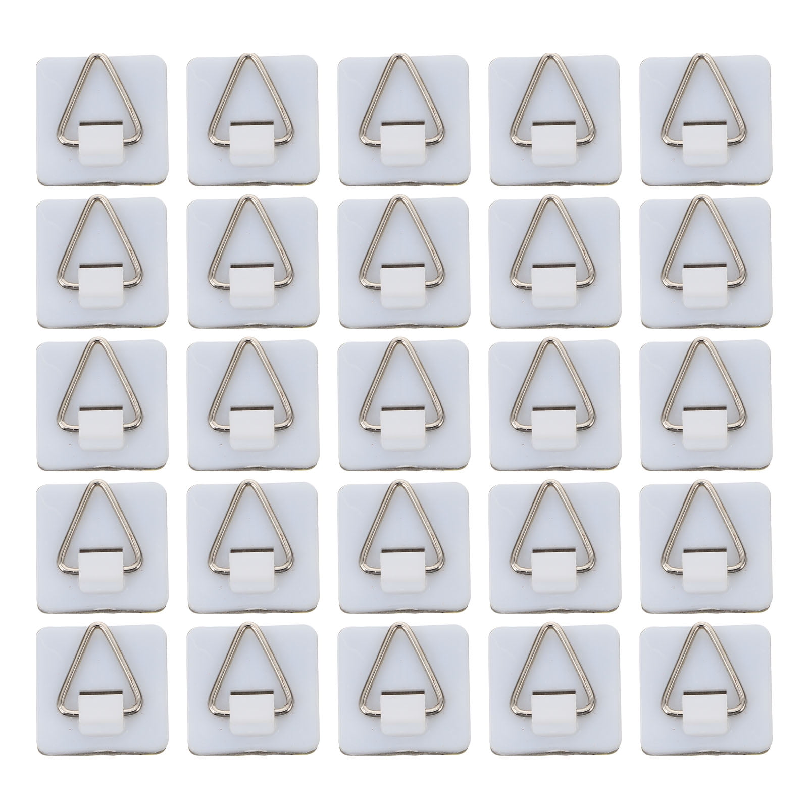 Qumonin White Adhesive Picture Hangers NoNail Hooks for Frames & Art