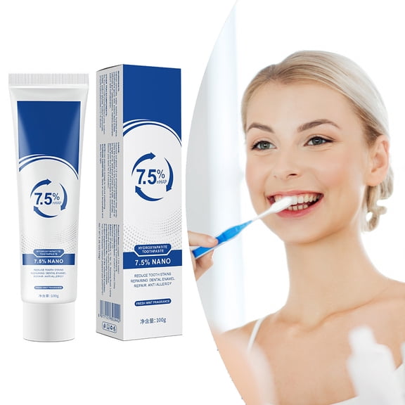 QunYou 100g Advanced Whitenings Hydroxyapatite Toothpaste, Restores Brightness & Oral Care