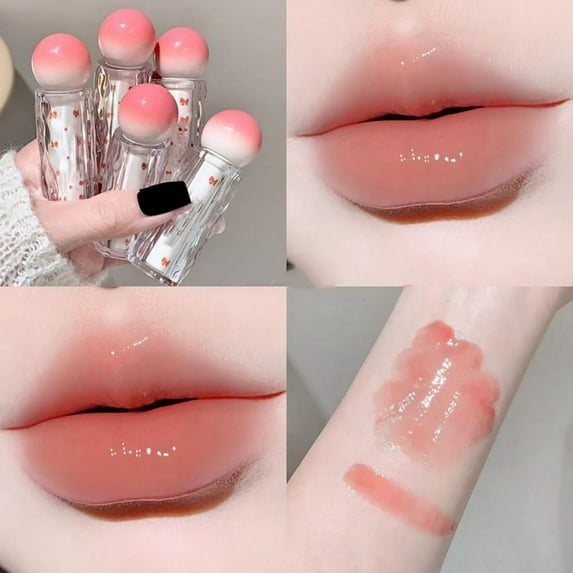 QunYou Aqua Lip Lotion Energy-holding Makeup Mirror Glass Toot Teen Makeup Lip Gloss