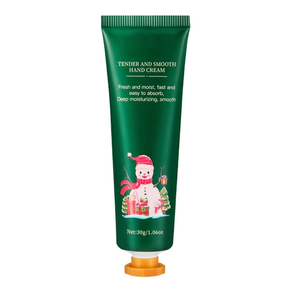 QunYou Christmas Moisturizing Hand Cream Extracts Hand Cream Fresh and Moist Fast and Easy To Absorb Deeply Moisturizing Smoothes 30g