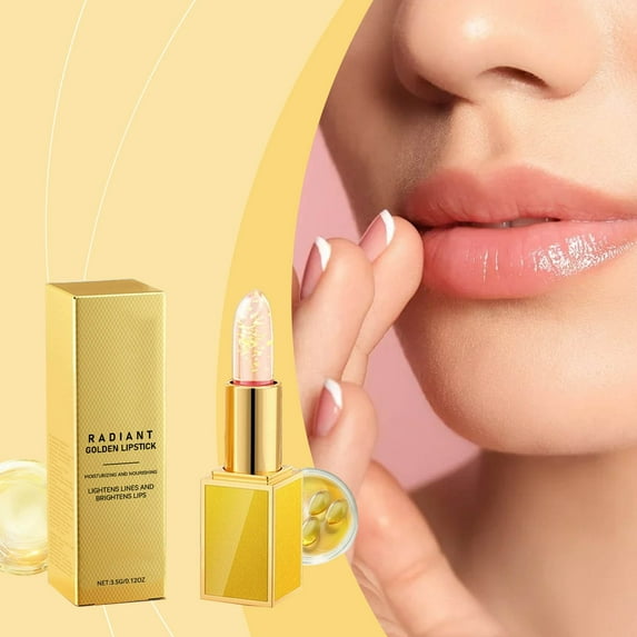 QunYou Color Changing Lipstick Color Changing Lipstick Foil for Women Long Lasting 24 Hours Moisturizing Glossy Lip Gloss Deep Nourishment 3.5g