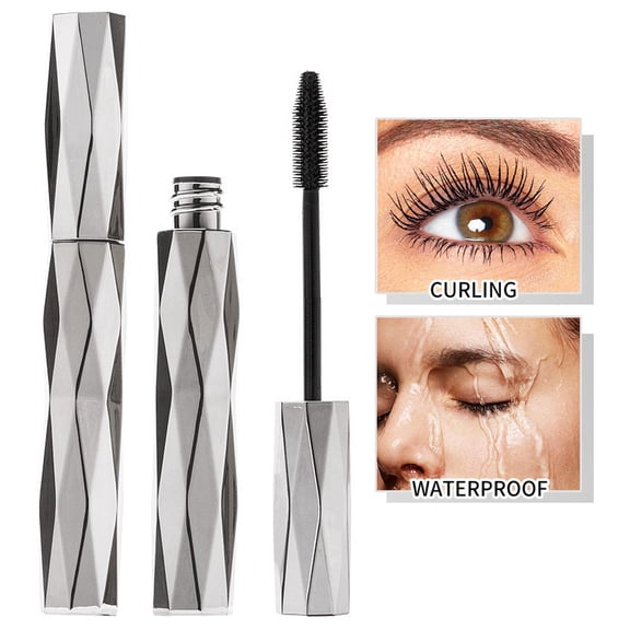 QunYou Diamond Mascara 10g Waterproof Volumizing Lengthening Long-Lasting Dramatic Eye Makeup Look