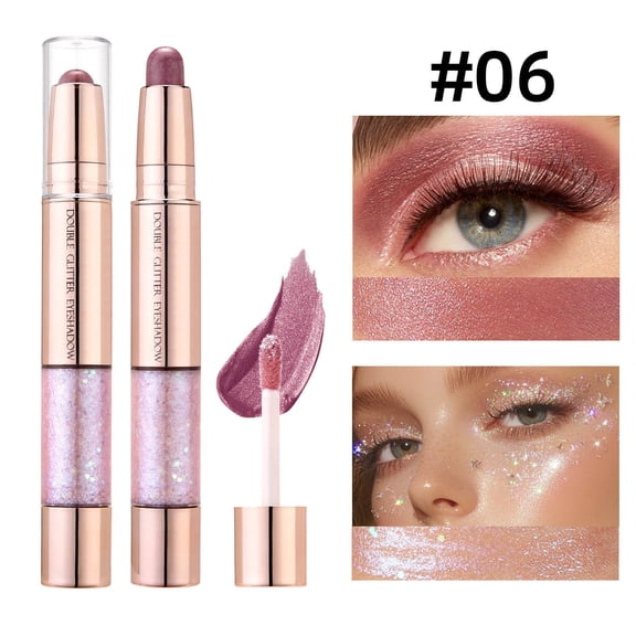 QunYou Double-End Diamond Pearlescent Gradient Eyeshadow Stick Multi-Use Highlight Contour Eye Makeup 6.5ml