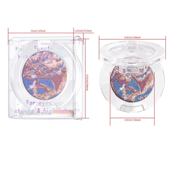QunYou High Gloss Baked Powder Pearl Shimmer Eye Shadow Blush Highlighter Contouring Makeup Beauty