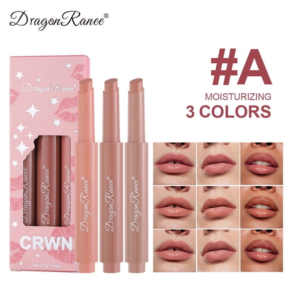 QunYou Jelly Lip Press- Lipstick Pen Lip Gloss Dewy Lip Gloss Mirror Lightening Lip Lines Moisturizing Lipstick.5gx12