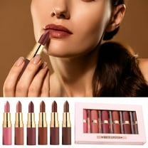 QunYou Lip Makeup Six Matt Lipsticks Not Easy To Fade Waterproof Lipstick