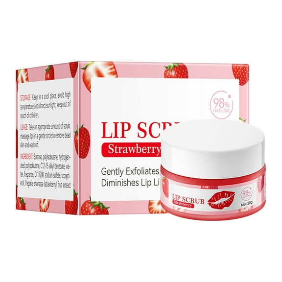 QunYou Lip Makeup Strawberry Lip Scrub Lipstick