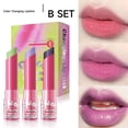 thumbnail image 1 of QunYou Lip Makeup Temperature Change Lipstick 3 Sets Moisturizing Colorful, 1 of 5