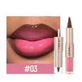 thumbnail image 1 of QunYou Lipstick Lip Line Lip Gloss Double Head 2-in-1 Makeup Matte Hook Line Lipstick Mirror Lip Gloss Lip Glaze 2.5ml, 1 of 6
