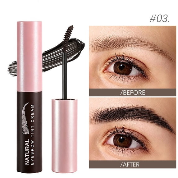 QunYou Long Lasting Eyebrow Mascara Tinted Brow Cream Waterproof Smudge-Proof All Day Wear 6g
