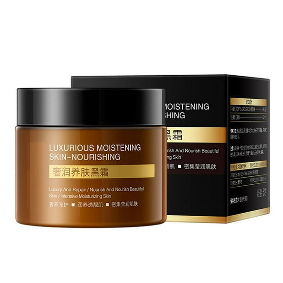 QunYou Luxurious Moisturizing Black Cream Moisturizes Reduces Fine Lines Tightens Fights Early Aging Face Cream for Wrinkles 50ml