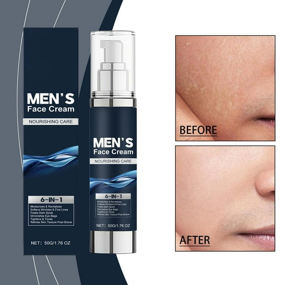 QunYou Men's Deep Moisturizing Cream Wrinkle Firming Aftershave Care Deep Moisturizing Refreshing Non-greasy Improve Dry