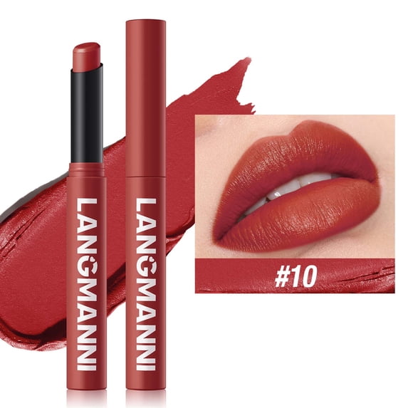 QunYou Non Stick Cup Matte Lipstick Velvet Lipstick Long Lasting Matte Lip Gloss Lipstick