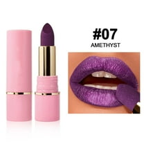 QunYou Pearlescent Lipstick In Stock with 8 Colors Moisturizing and Embossed Silk Screen Fine Shimmering Lip Gloss Lipstick 3.6g
