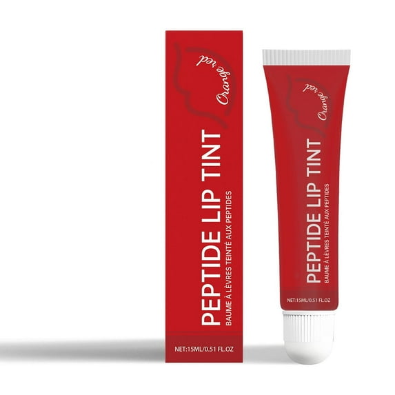 QunYou Peptide Lip Tint Polypeptide Repairing Lipstick Moisturizing Nourishing Brightening Coloring and Lasting Lipstick 15ml