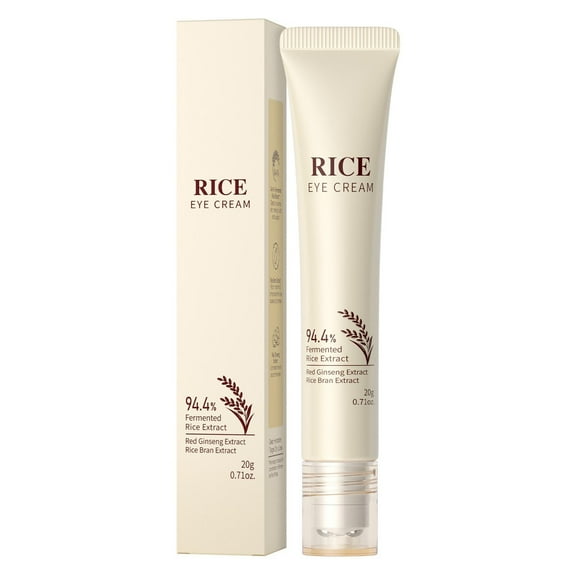 QunYou Rice Eye Cream Deep Nourishing and Moisturizing Brightens Dark Circles 20g