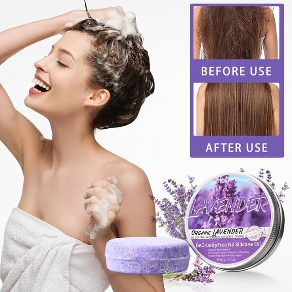 QunYou Shampoo Bar Soap for Hair,Hair Soap Bar Washing Hair Care Products 60G