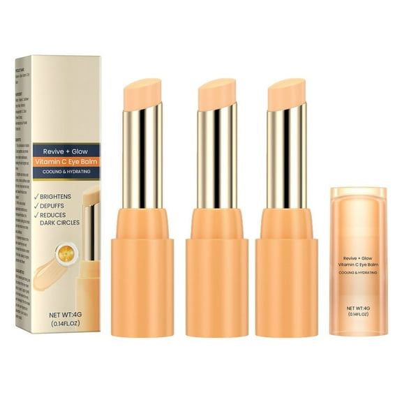 QunYou Vitamin C Eye Cream Stick Reduces Eye Bags Fine Lines At The Corners of The Eyes Crow's Feet Tightens The Moisturizes The Eye Cream Stick