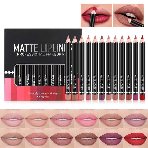 QunYou Women Lipstick Pen Non Fading Stick Lipstick Pen Long Lasting Lipstick 1.5gx12