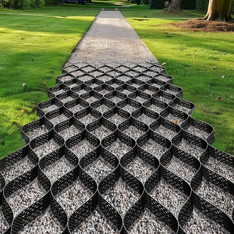 Qunbio 4'' Geocell Ground Grid, ft Heavy Duty Stabilizer