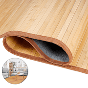 Qunbio Bamboo Rug, 79 x 29.5 Anti-Slip Bamboo Floor Mat, Large Runner Rugs for Living Room, Kitchen, Entryway