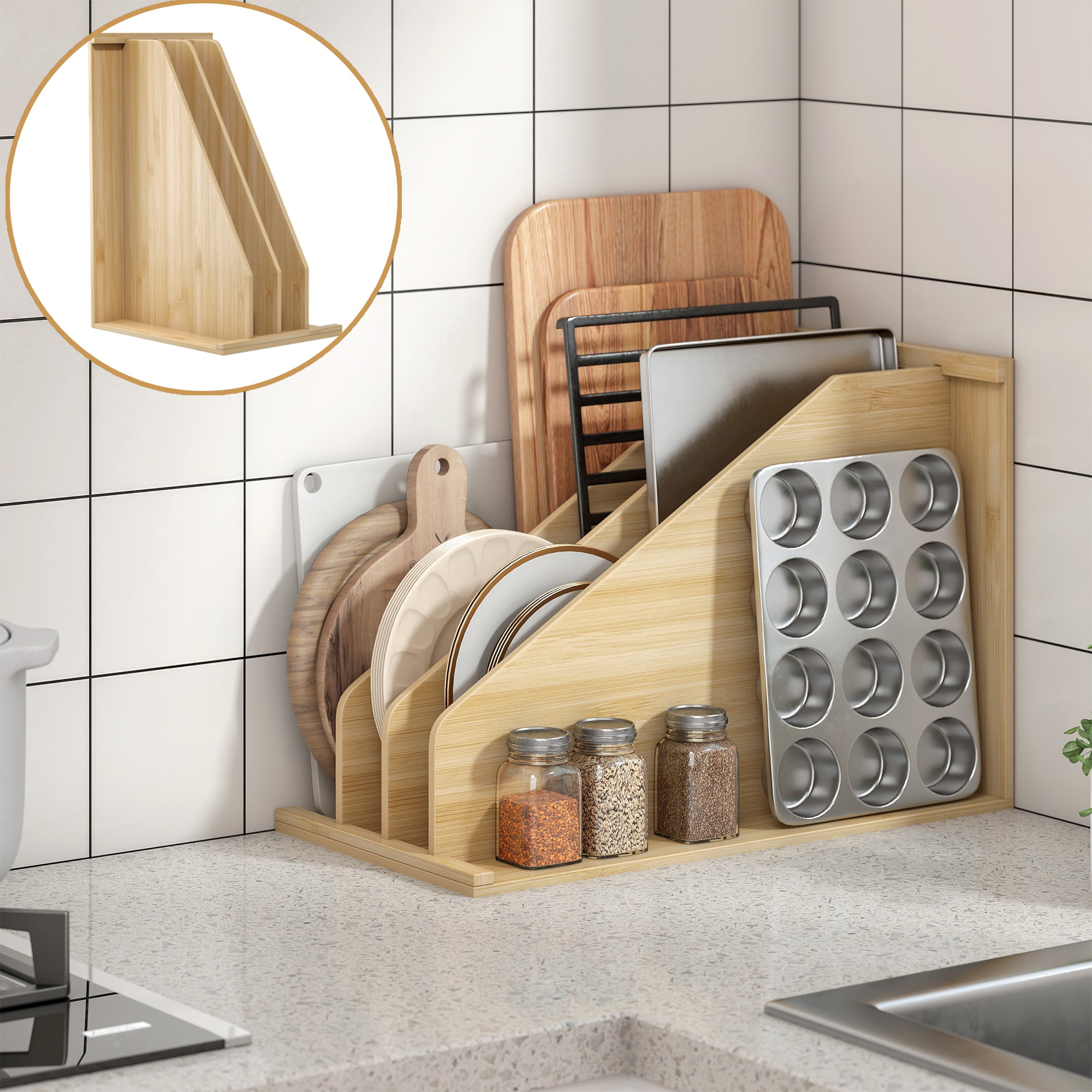 Cookie Sheet Organizer for Cabinet: Maximize Space Effortlessly