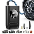 thumbnail image 1 of Qunler Cordless Tire Inflator Portable Air Compressor, 150PSI Air Pump with Digital Pressure Gauge, Auto Shutoff, Emergency LED Light for Car, Bike, Motorcycle, Ball, 1 of 12